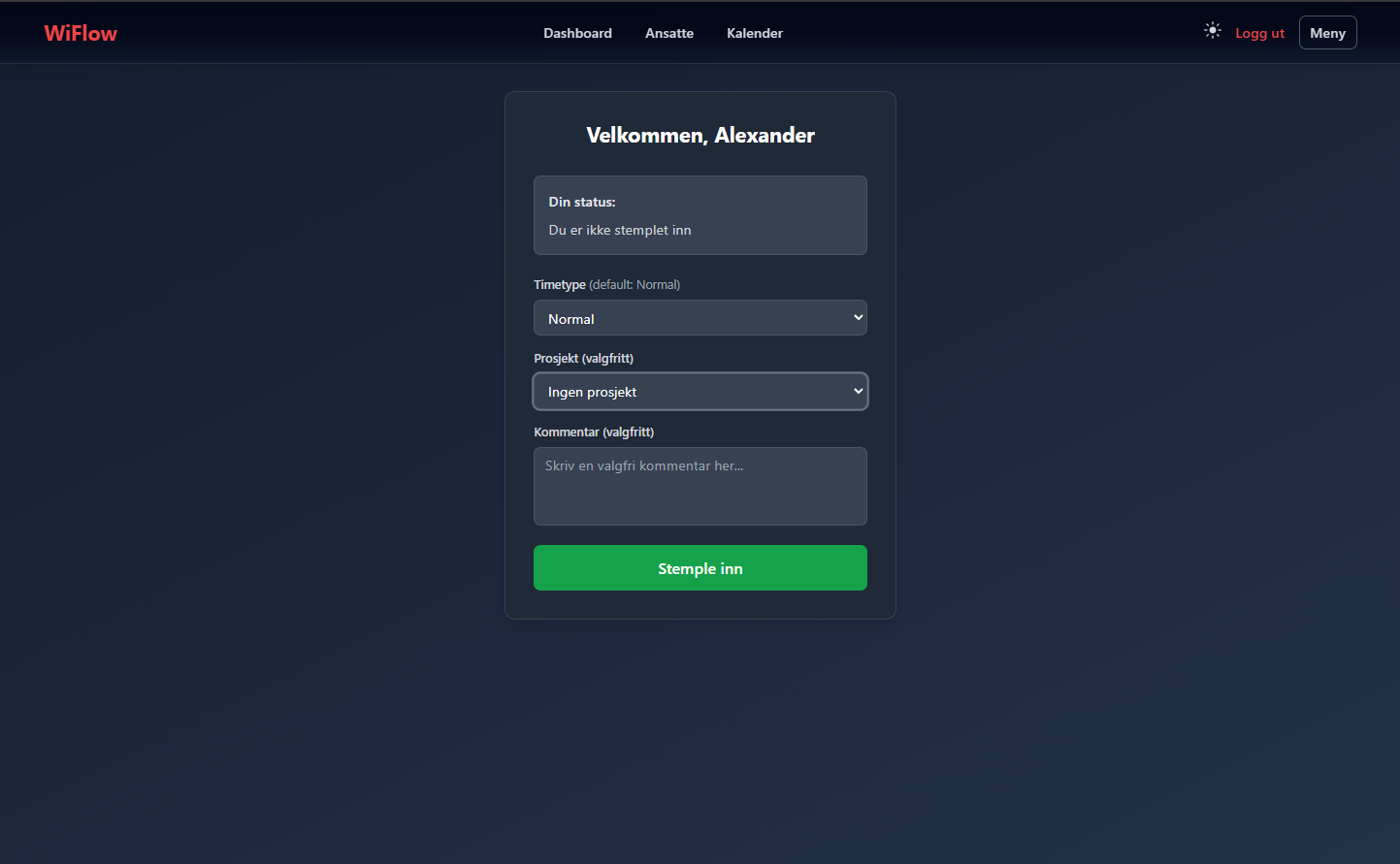 WiFlow — Stempling